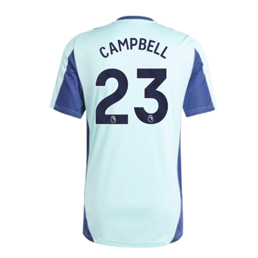 2024-2025 Arsenal Training Jersey (Clear Aqua) (Campbell 23)