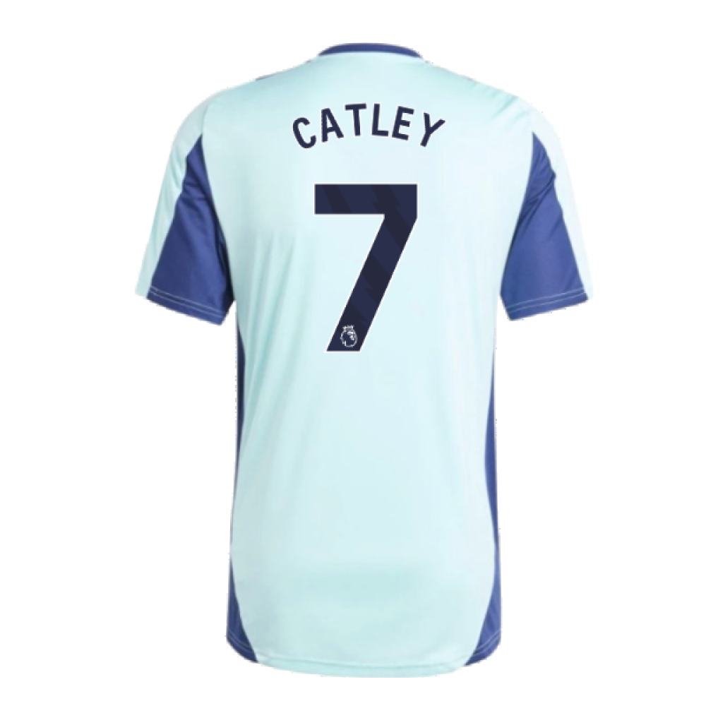 2024-2025 Arsenal Training Jersey (Clear Aqua) (Catley 7)