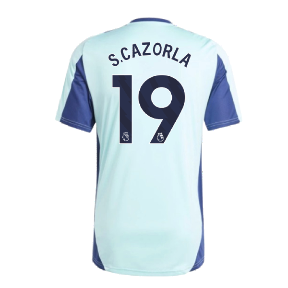 2024-2025 Arsenal Training Jersey (Clear Aqua) (S.Cazorla 19)