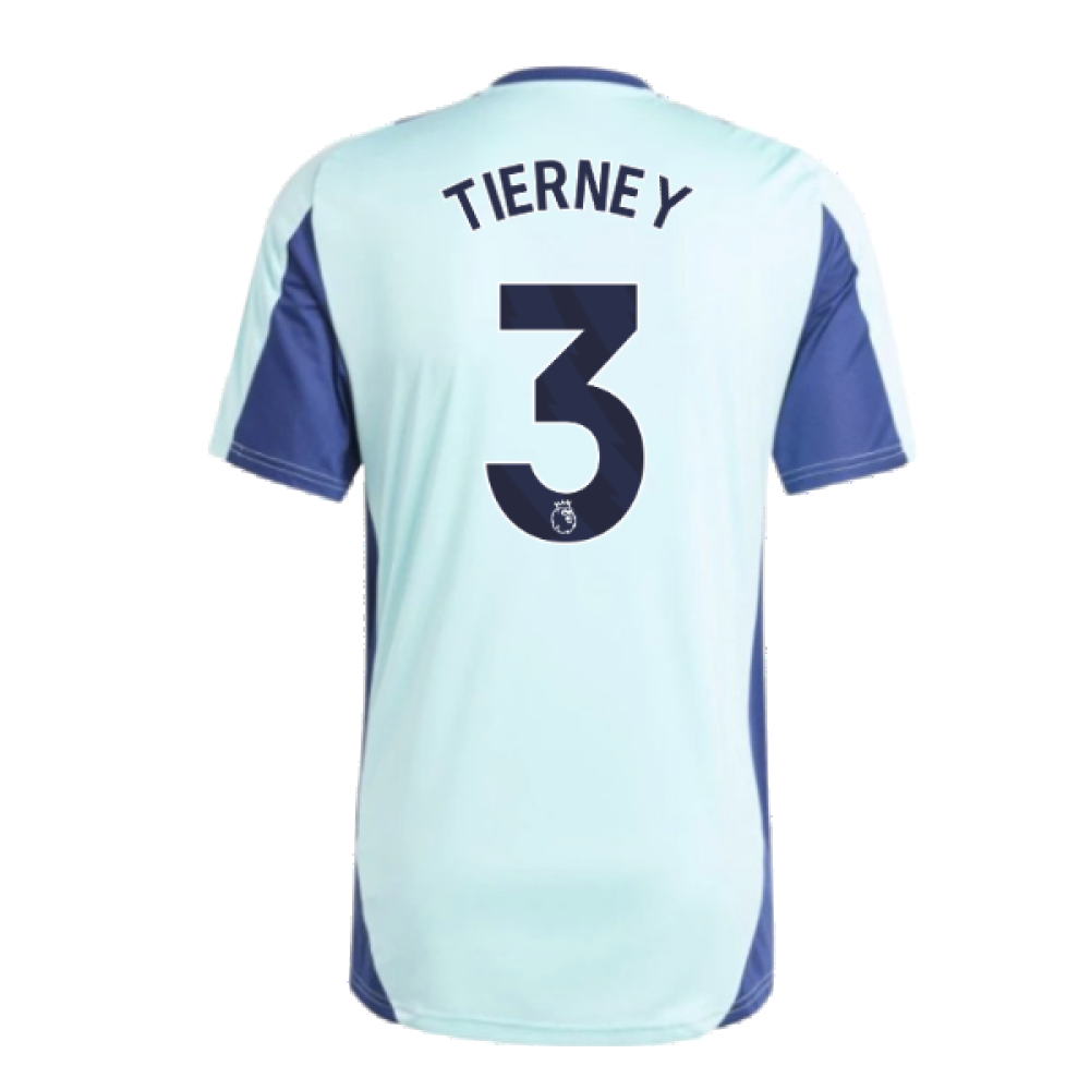 2024-2025 Arsenal Training Jersey (Clear Aqua) (Tierney 3)