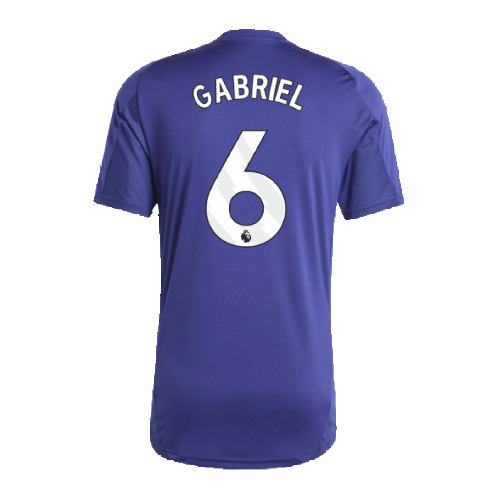 2024-2025 Arsenal Training Jersey (Night Sky) (Gabriel 6)