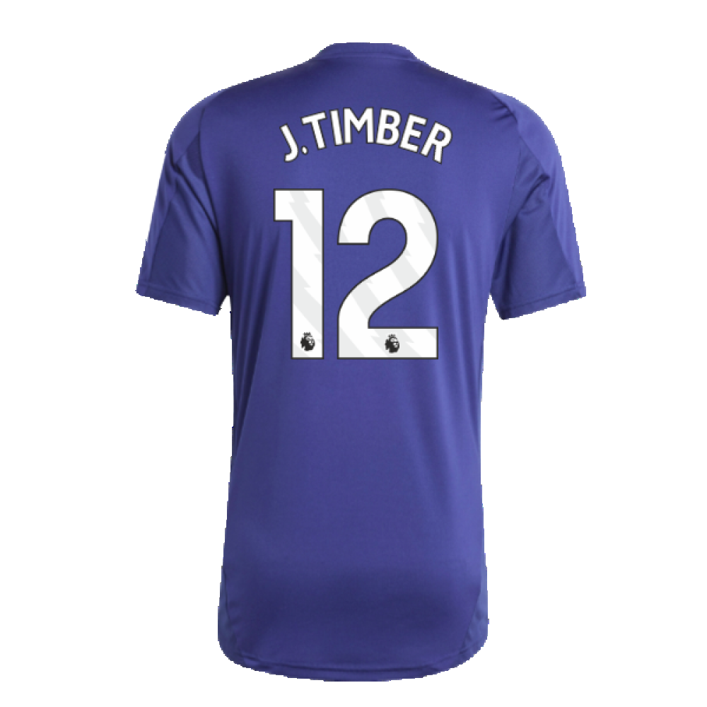 2024-2025 Arsenal Training Jersey (Night Sky) (J.Timber 12)