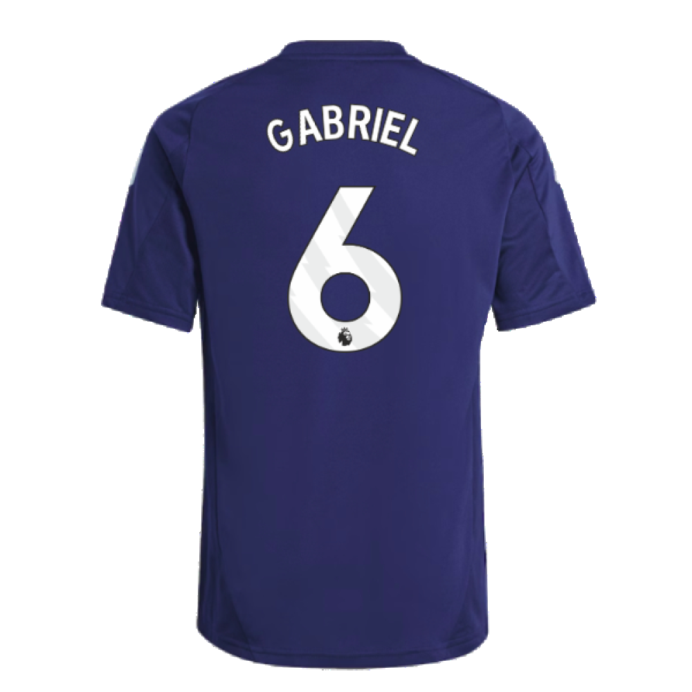 2024-2025 Arsenal Training Jersey (Night Sky) - Kids (Gabriel 6)