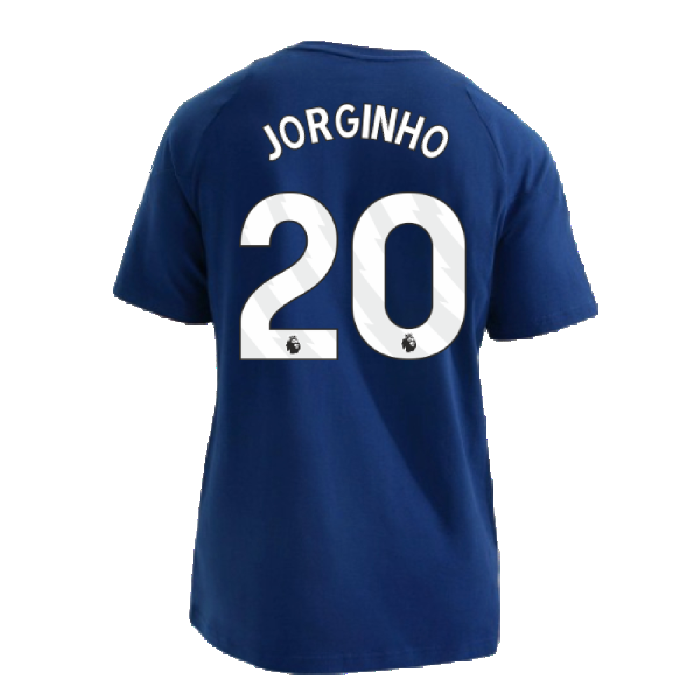 2024-2025 Arsenal Training Tee (Night Sky) (Jorginho 20)