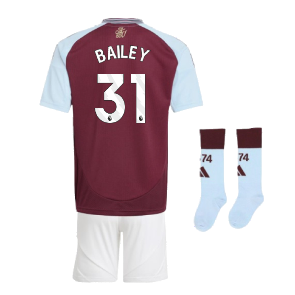 2024-2025 Aston Villa Home Mini Kit (Bailey 31)