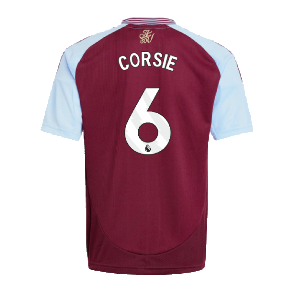 2024-2025 Aston Villa Home Shirt (Kids) (Corsie 6)