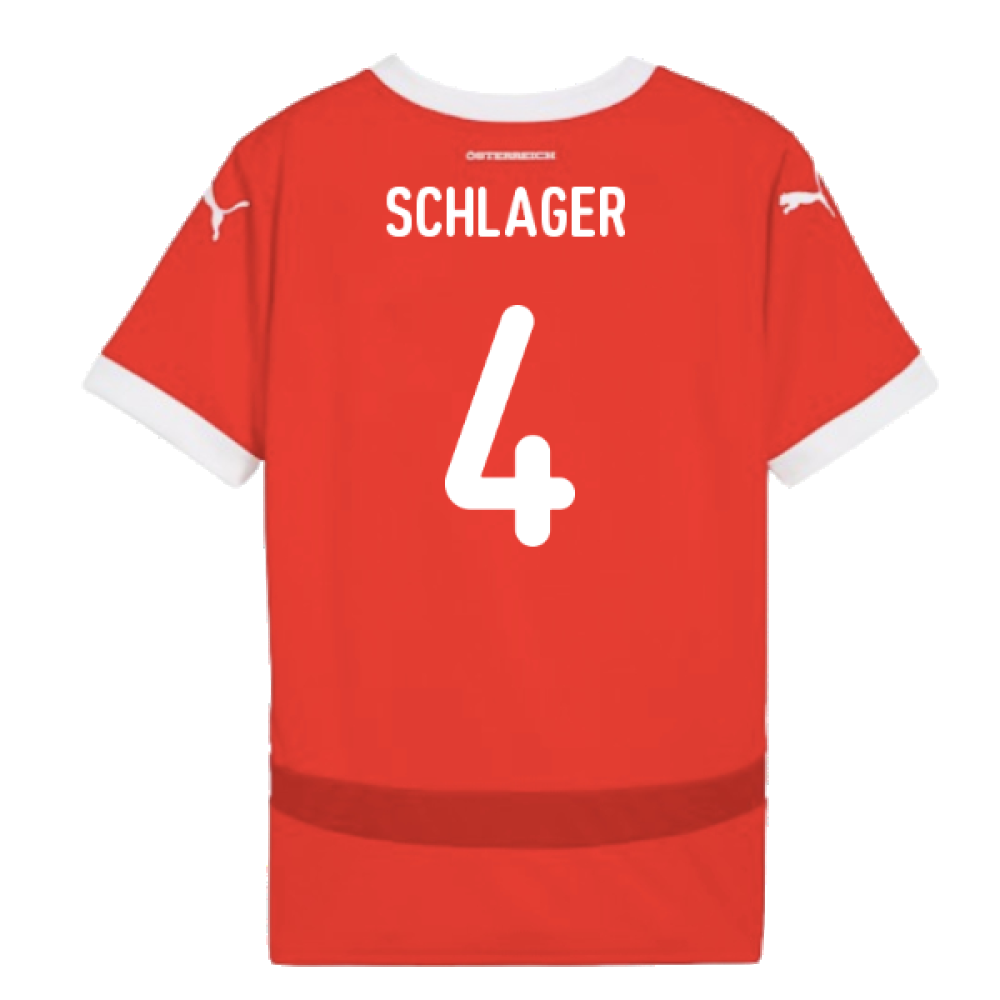 2024-2025 Austria Home Shirt (Kids) (Schlager 4)