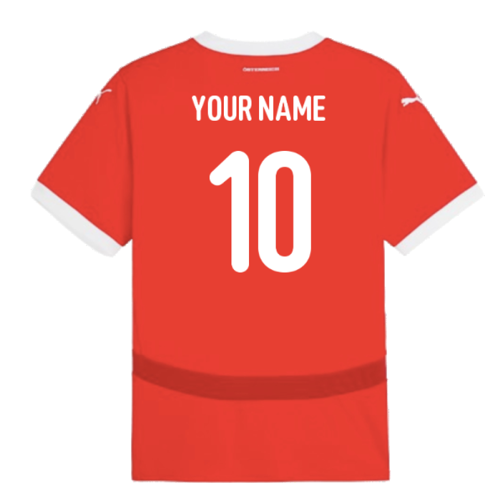 2024-2025 Austria Home Shirt (Your Name)