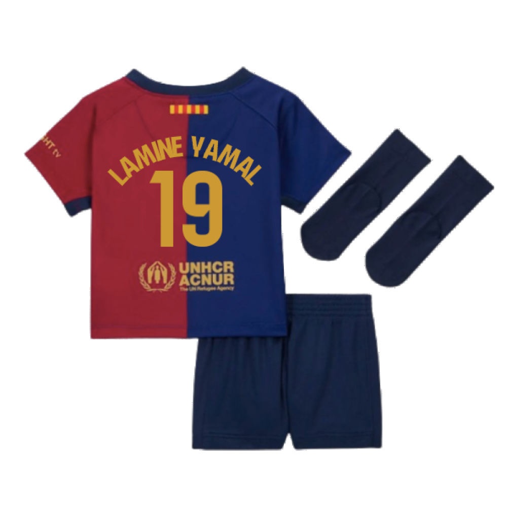 2024-2025 Barcelona Home Baby Kit (Lamine Yamal 19)