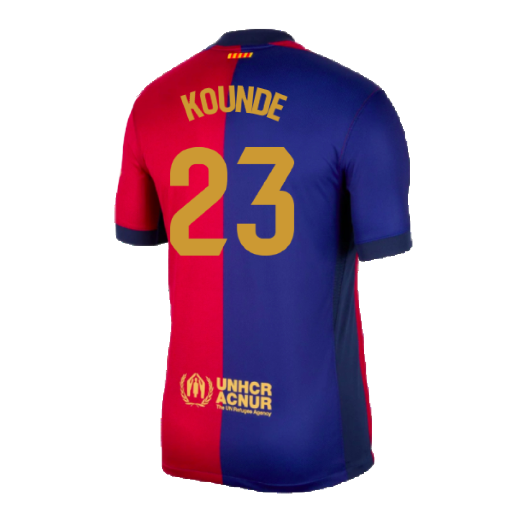 2024-2025 Barcelona Home Shirt (Kounde 23)