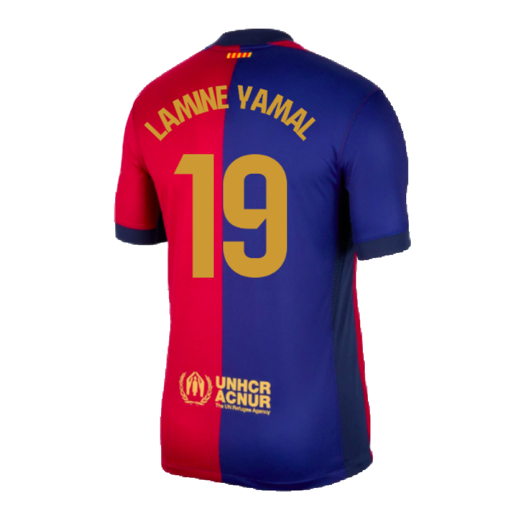 2024-2025 Barcelona Home Shirt (Lamine Yamal 19)