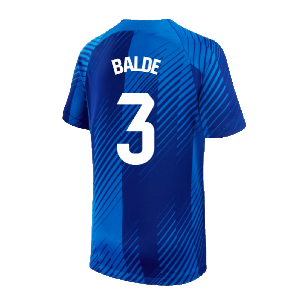 2024-2025 Barcelona Pre-Match Shirt (Blue) - Kids (Balde 3)