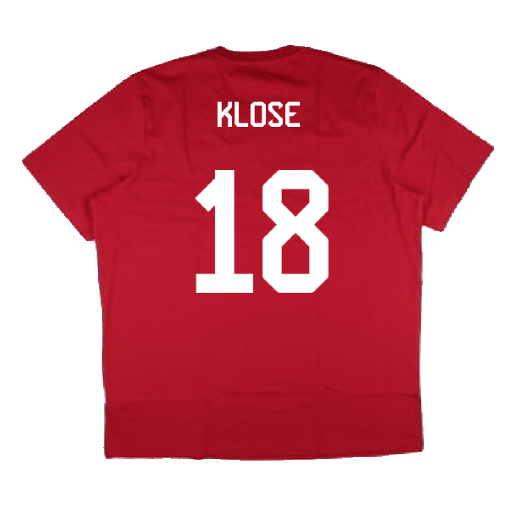 2024-2025 Bayern Munich DNA Graphic Tee (Red) (Klose 18)