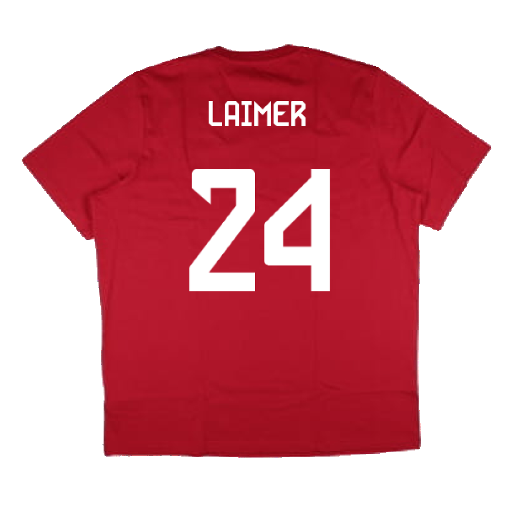 2024-2025 Bayern Munich DNA Graphic Tee (Red) (Laimer 24)