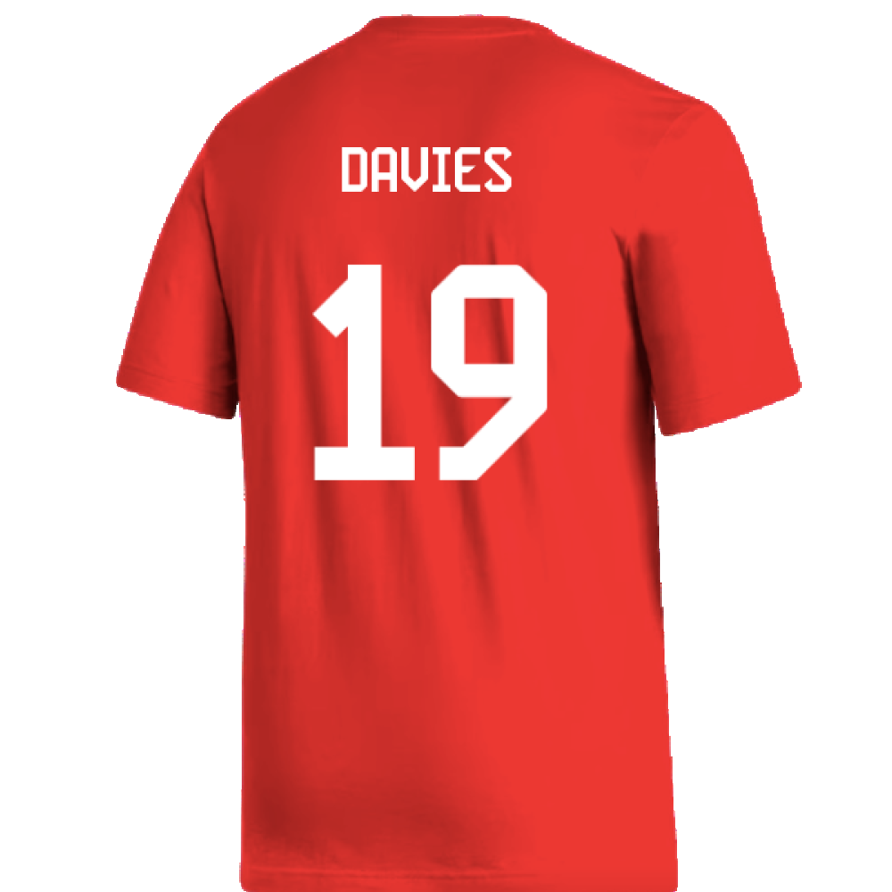 2024-2025 Bayern Munich DNA Tee (Red) (Davies 19)