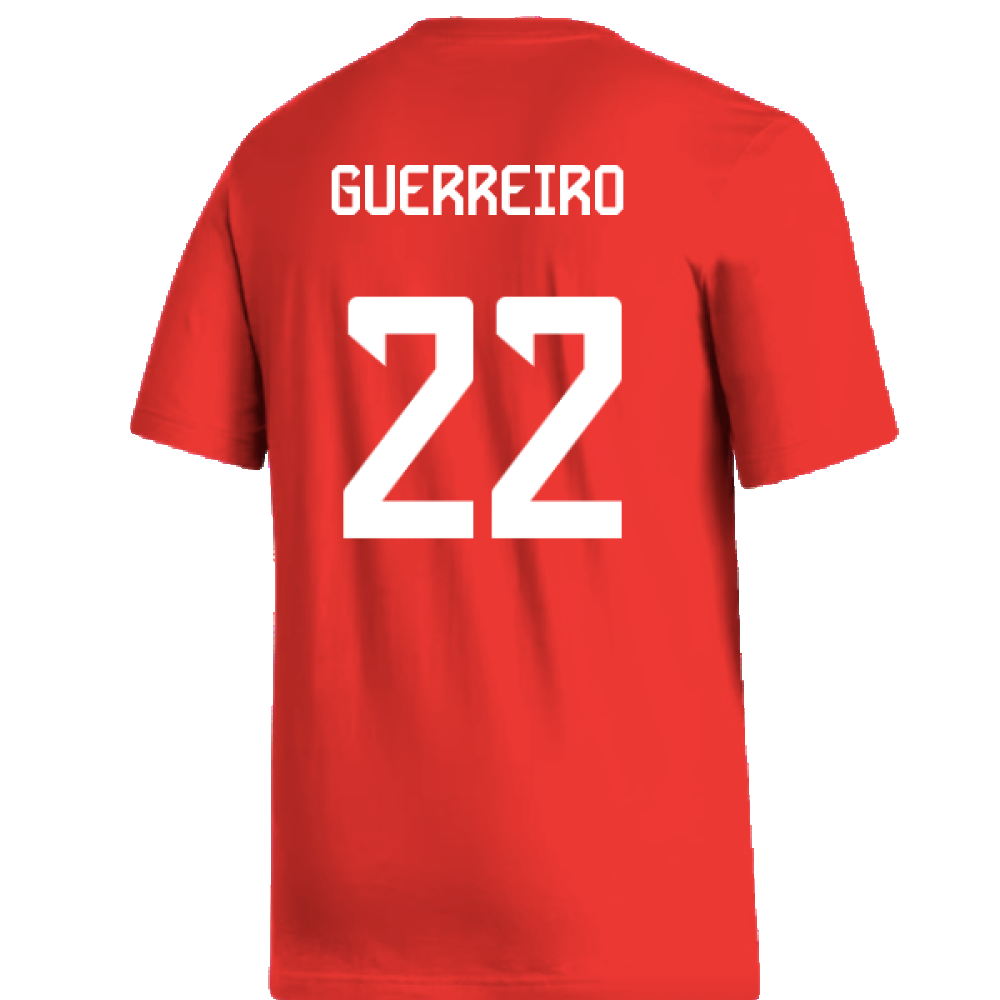 2024-2025 Bayern Munich DNA Tee (Red) (Guerreiro 22)