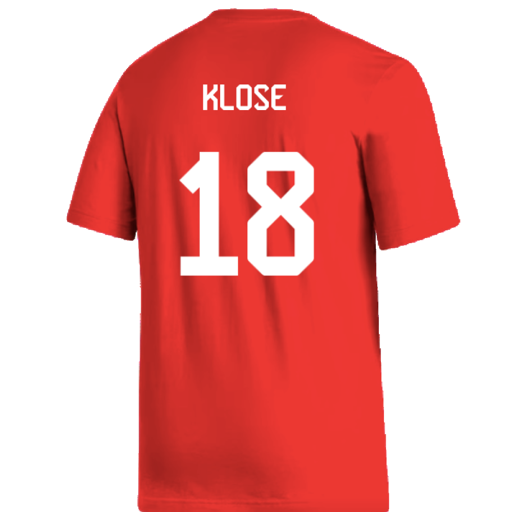 2024-2025 Bayern Munich DNA Tee (Red) (Klose 18)