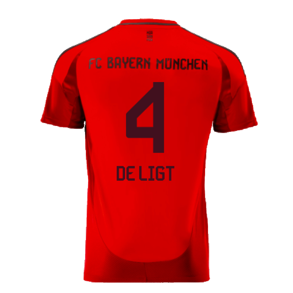 2024-2025 Bayern Munich Home Shirt (De Ligt 4)