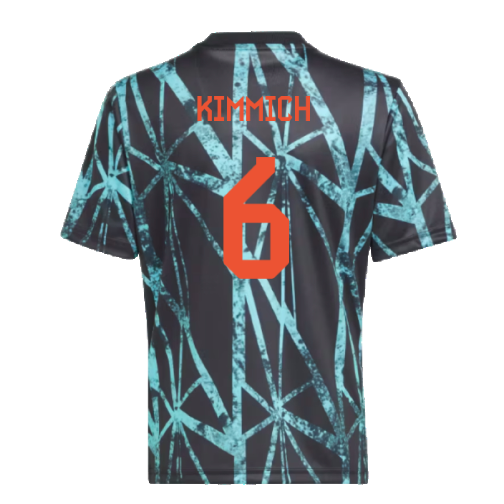 2024-2025 Bayern Munich Pre-Match Shirt (Black) - Kids (Kimmich 6)