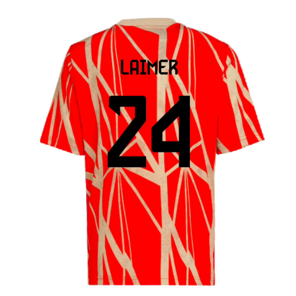 2024-2025 Bayern Munich Pre-Match Shirt (Red) - Kids (Laimer 24)