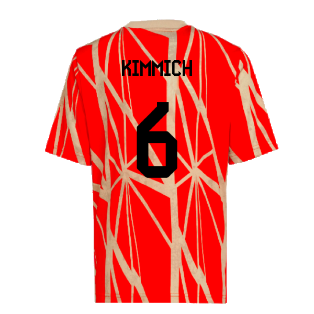 2024-2025 Bayern Munich Pre-Match Shirt (Red) (Kimmich 6)