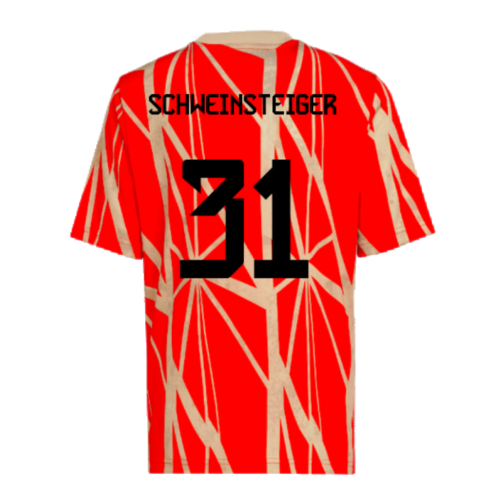 2024-2025 Bayern Munich Pre-Match Shirt (Red) (Schweinsteiger 31)