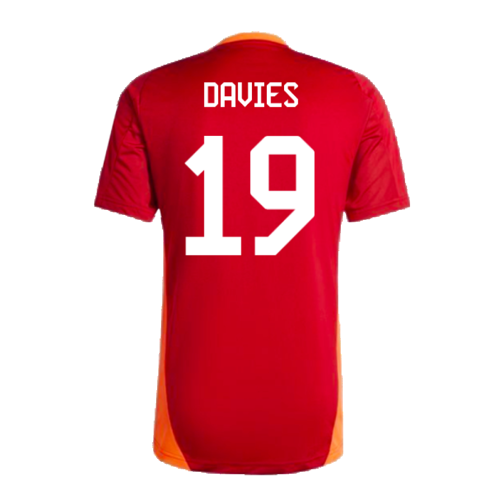 2024-2025 Bayern Munich Training Shirt (Red) (Davies 19)