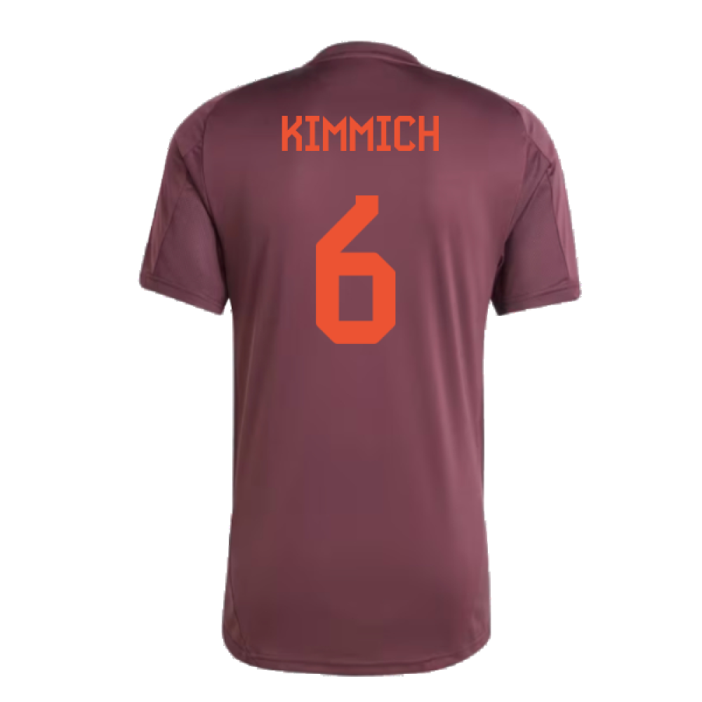 2024-2025 Bayern Munich Training Shirt (Shadow Maroon) (Kimmich 6)