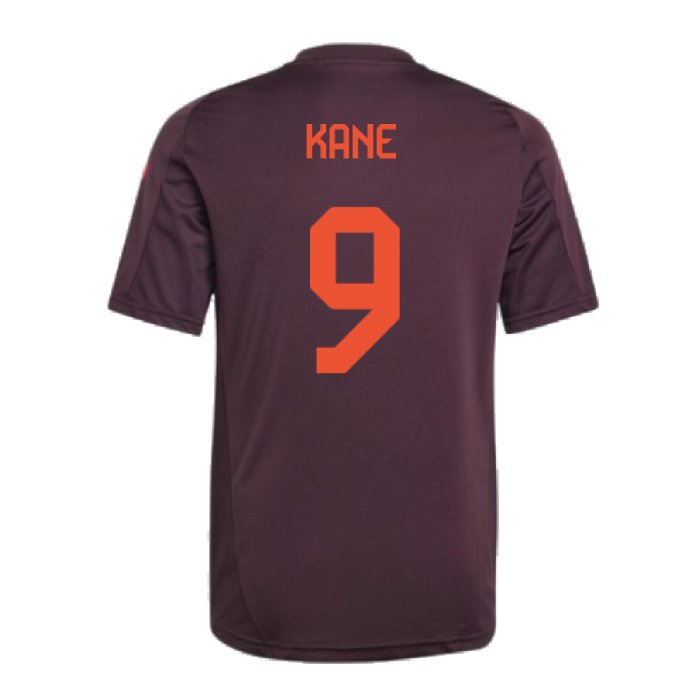 2024-2025 Bayern Munich Training Tee (Shadow Maroon) - Kids (Kane 9)