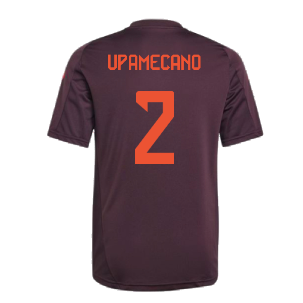 2024-2025 Bayern Munich Training Tee (Shadow Maroon) - Kids (Upamecano 2)