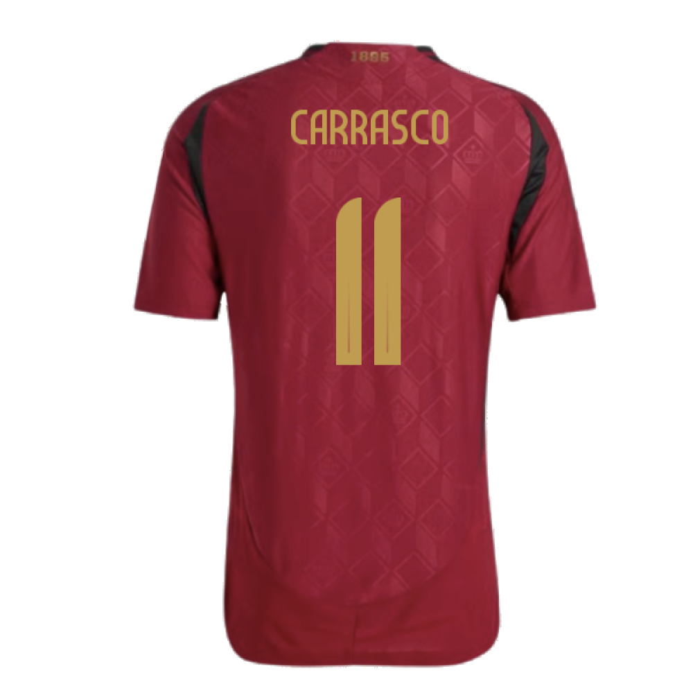 2024-2025 Belgium Authentic Home Shirt (Carrasco 11)