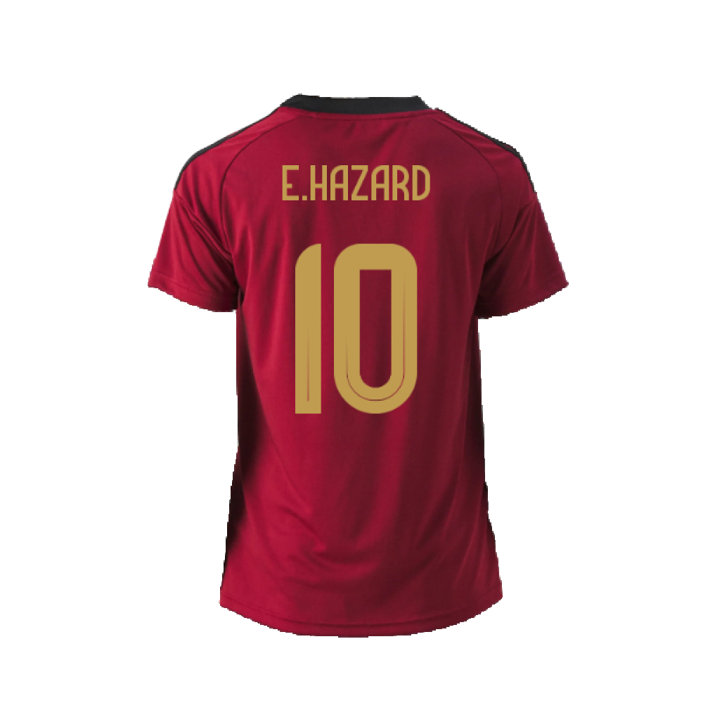 2024-2025 Belgium Home Fan Shirt (Ladies) (E.Hazard 10)