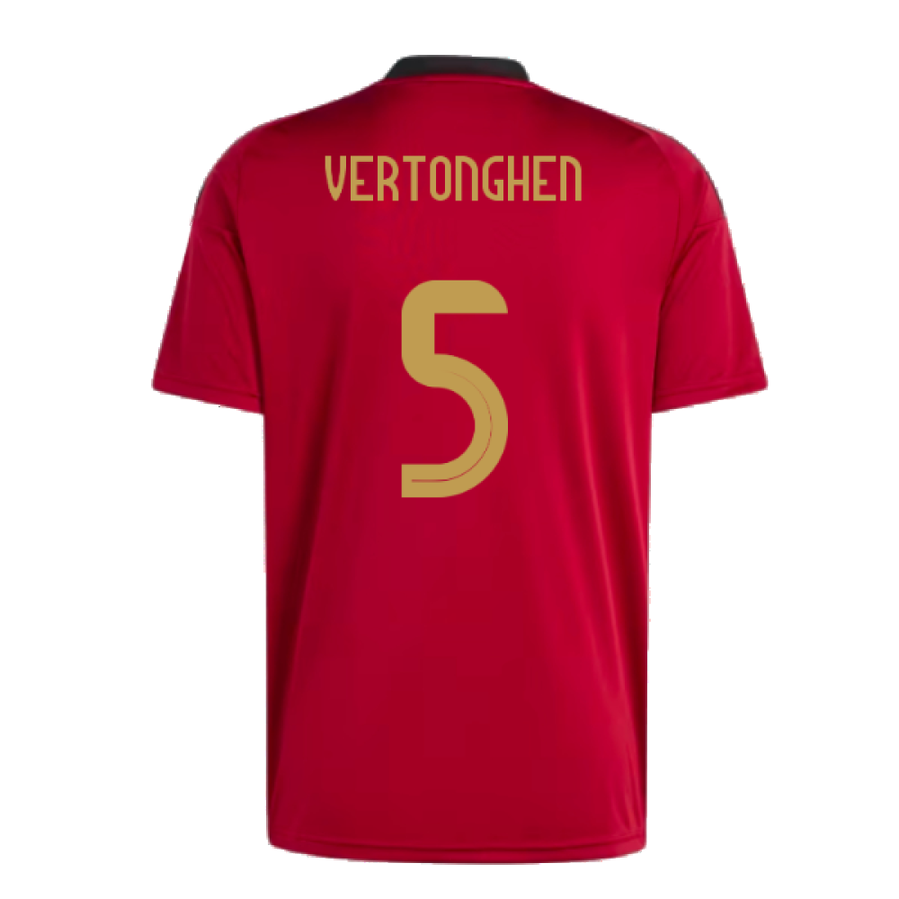 2024-2025 Belgium Home Fan Shirt (Vertonghen 5)