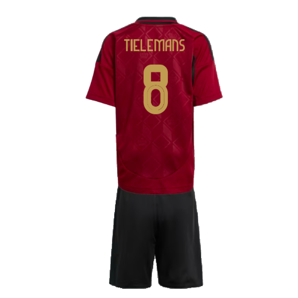 2024-2025 Belgium Home Mini Kit (Tielemans 8)