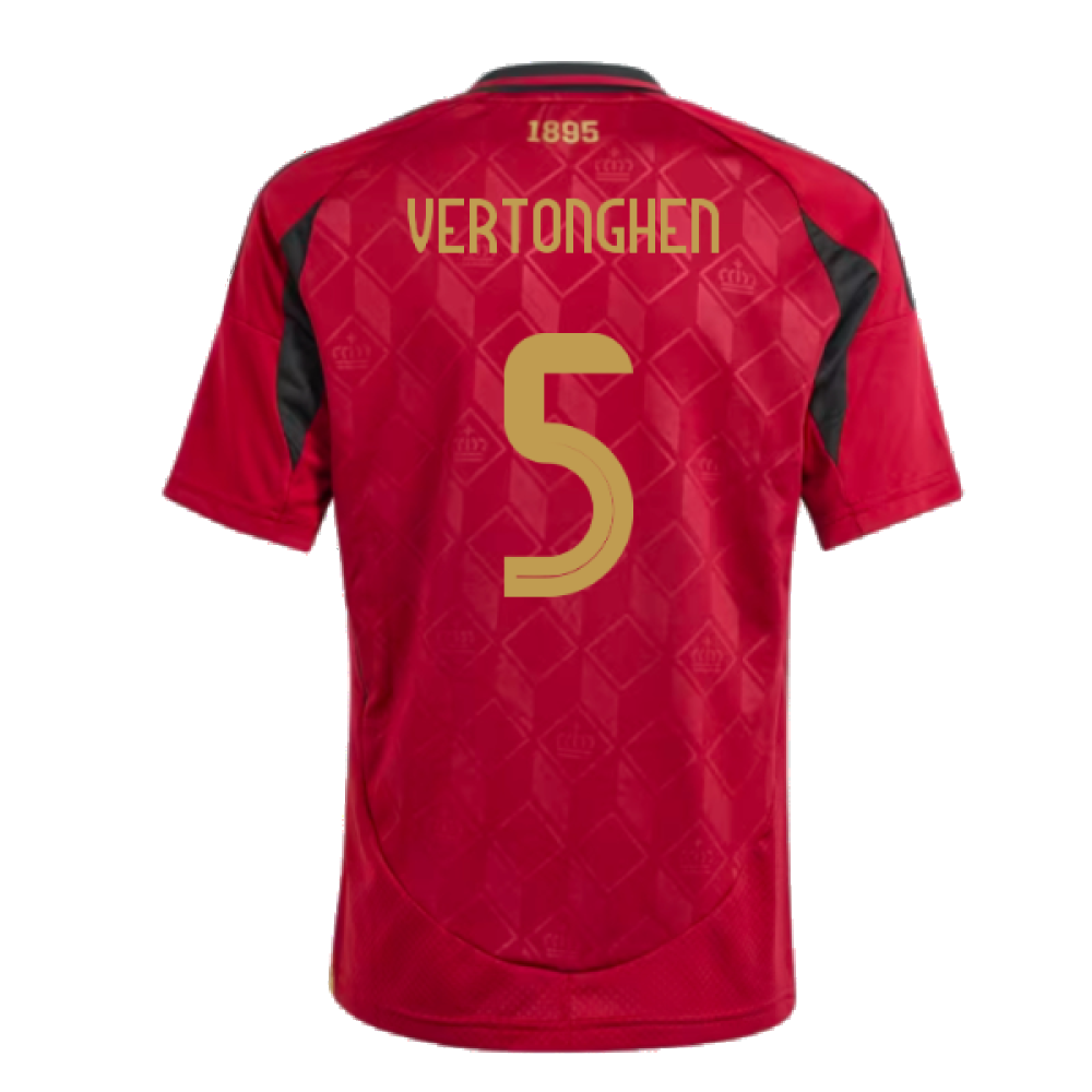 2024-2025 Belgium Home Shirt (Kids) (Vertonghen 5)