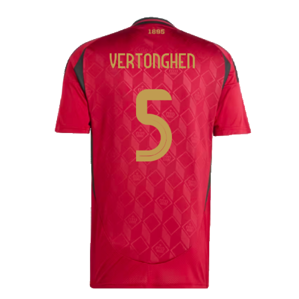 2024-2025 Belgium Home Shirt (Vertonghen 5)