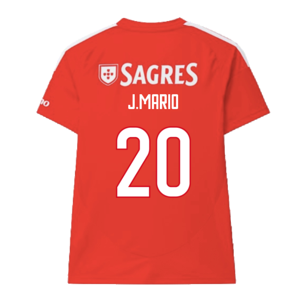 2024-2025 Benfica Home Shirt (J.Mario 20)