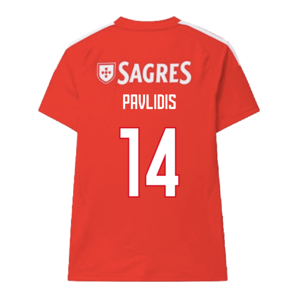 2024-2025 Benfica Home Shirt (Kids) (Pavlidis 14)