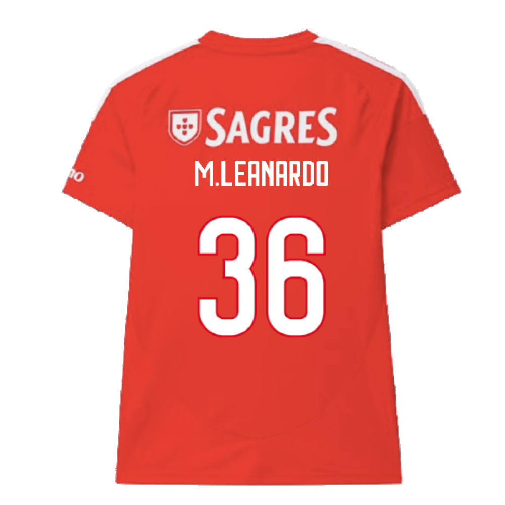 2024-2025 Benfica Home Shirt (M.Leanardo 36)