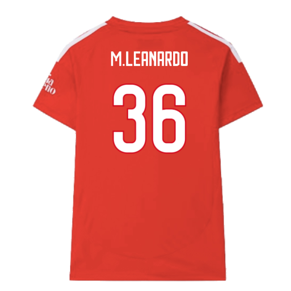 2024-2025 Benfica Home Shirt (Womens) (M.Leanardo 36)