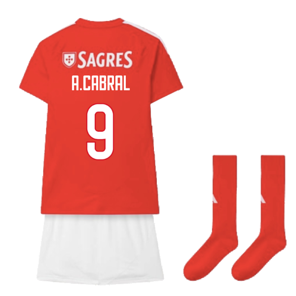 2024-2025 Benfica Home Youth Kit (A.Cabral 9)