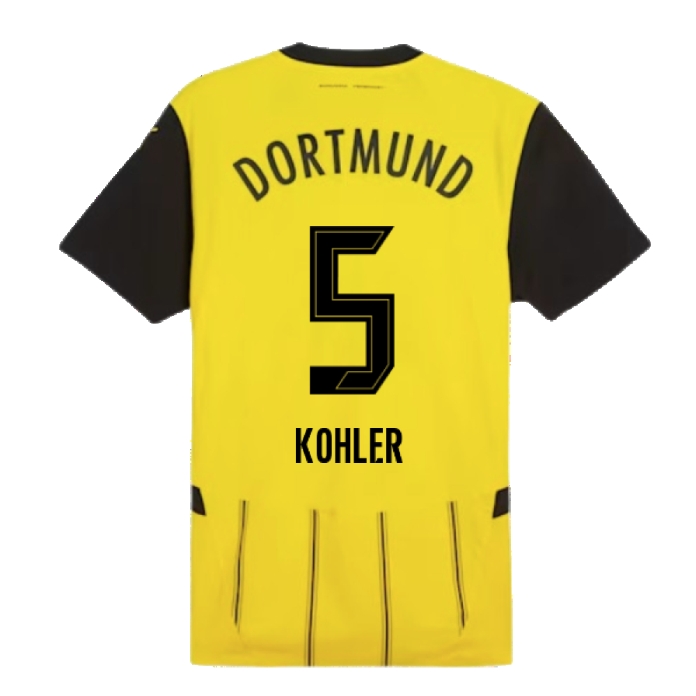 2024-2025 Borussia Dortmund Authentic Home Shirt (Kohler 5)