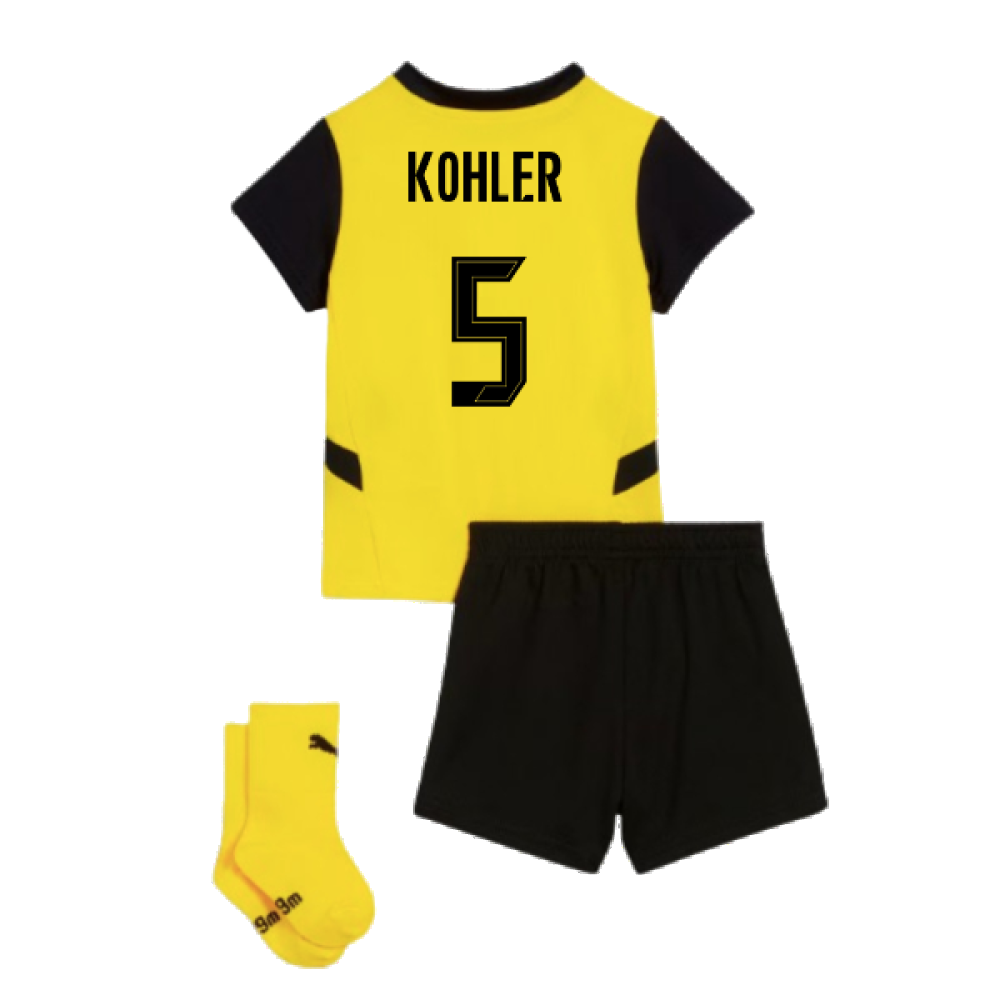 2024-2025 Borussia Dortmund Home Baby Kit (Kohler 5)