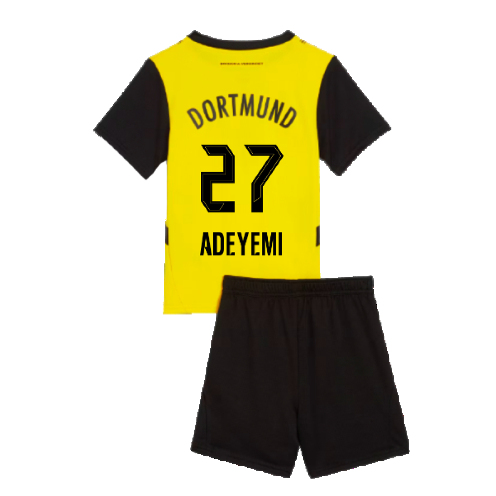 2024-2025 Borussia Dortmund Home Mini Kit (Adeyemi 27)