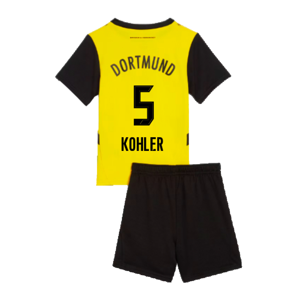 2024-2025 Borussia Dortmund Home Mini Kit (Kohler 5)