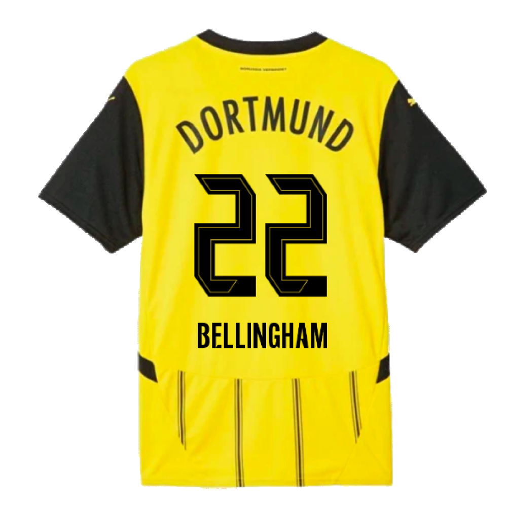 2024-2025 Borussia Dortmund Home Shirt (Bellingham 22)