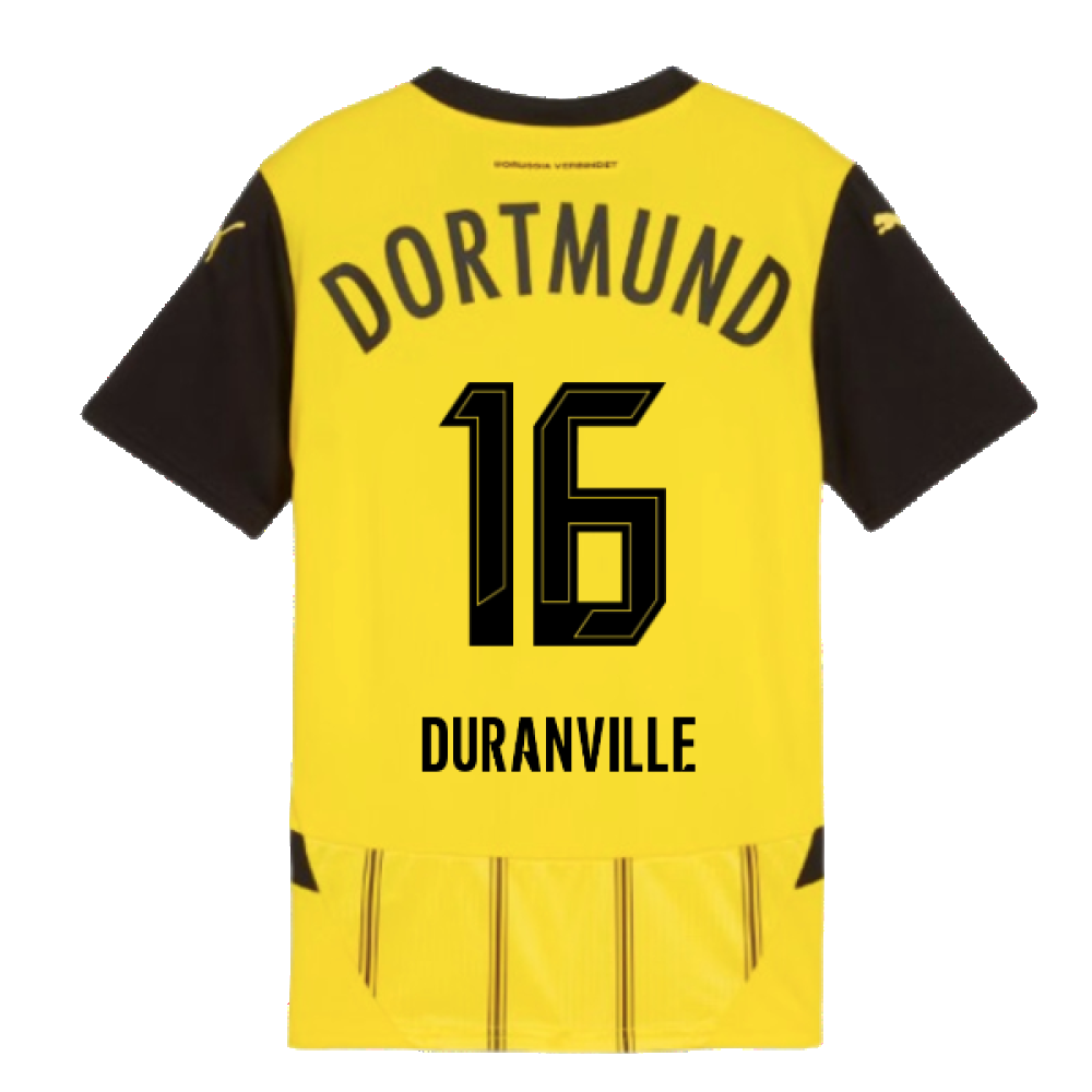 2024-2025 Borussia Dortmund Home Shirt (Kids) (Duranville 16)