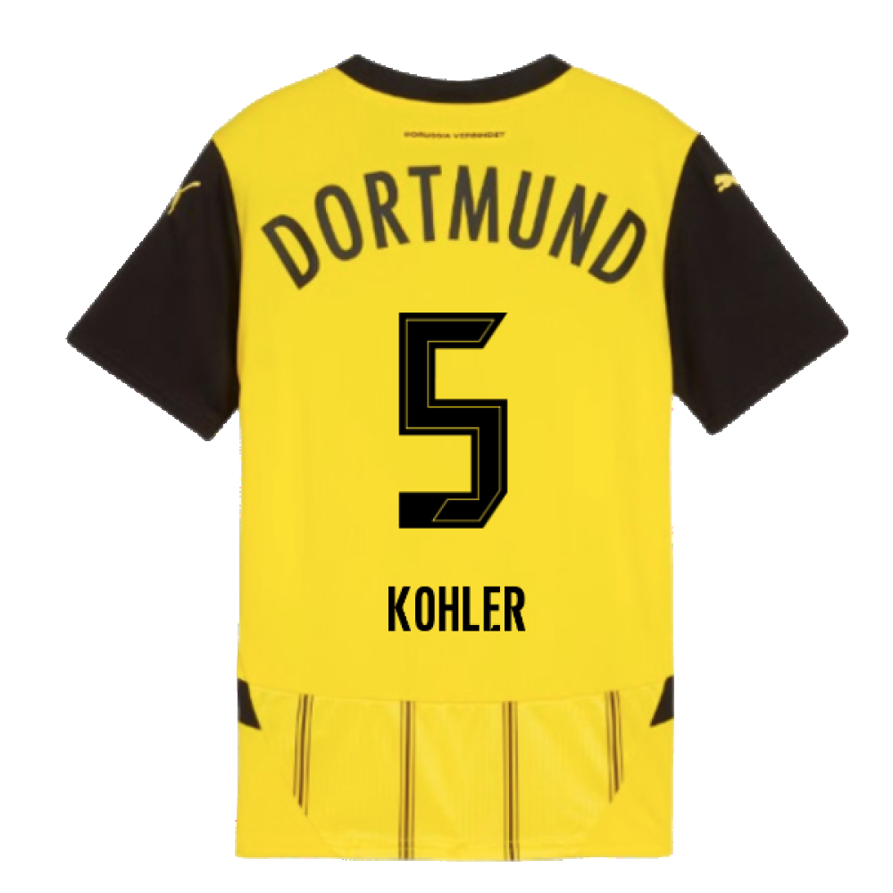 2024-2025 Borussia Dortmund Home Shirt (Kids) (Kohler 5)