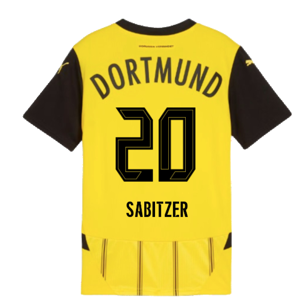 2024-2025 Borussia Dortmund Home Shirt (Kids) (Sabitzer 20)