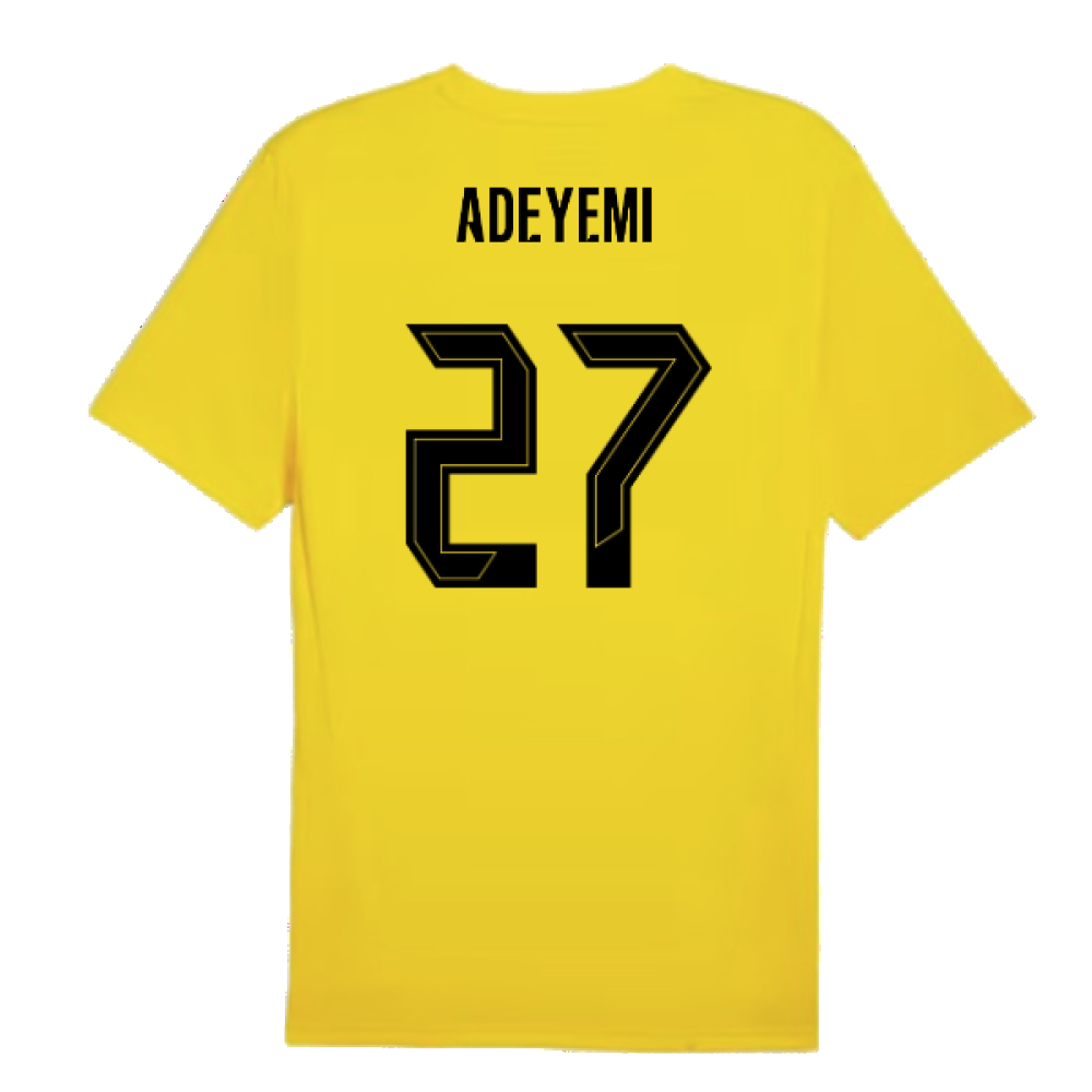 2024-2025 Borussia Dortmund Training Shirt (Yellow) (Adeyemi 27)